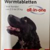 Wormtablet all in one hond 2 tab Rund